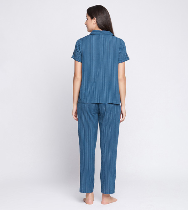 Clovia Clovia - NAVY BLUE Pyjama Set