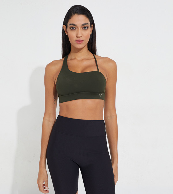 SQUATWOLF  - Khaki Sports Bras