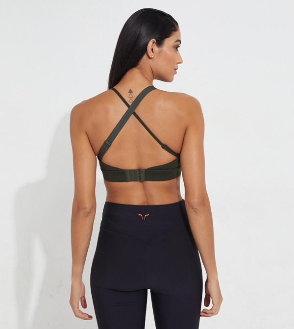 SQUATWOLF  - Khaki Sports Bras