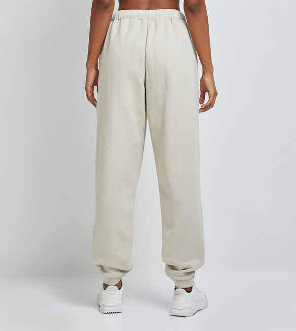 SQUATWOLF SQUATWOLF - Cream Track Pants & Joggers