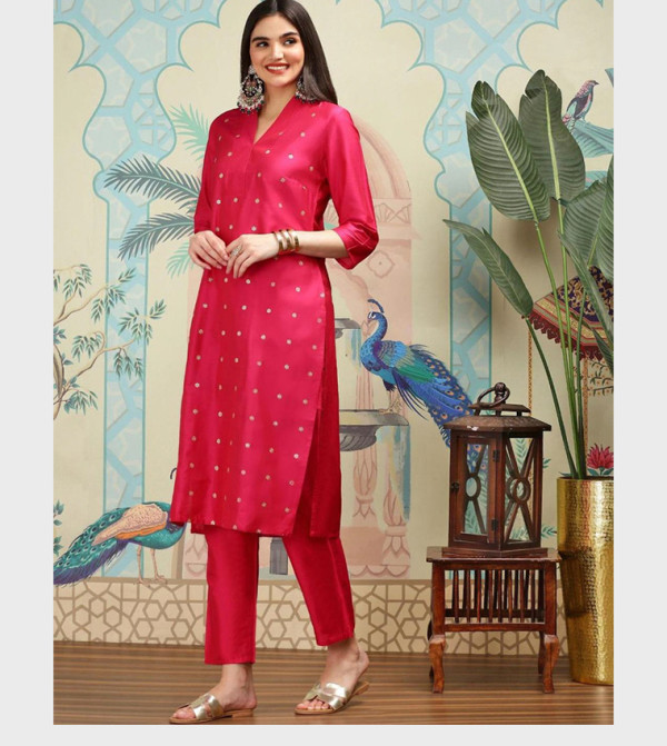 Ishin Ishin - Pink Kurtas & Sets