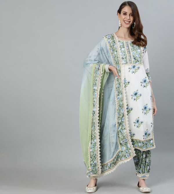 Ishin Ishin - White Kurtas & Sets