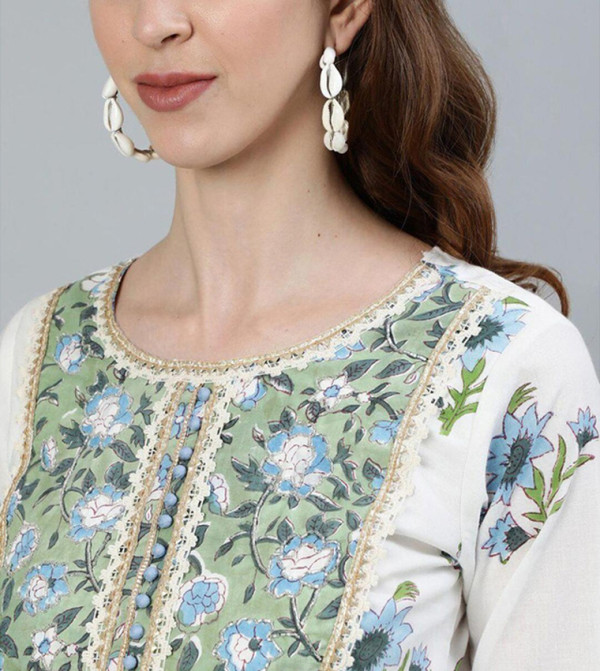 Ishin Ishin - White Kurtas & Sets