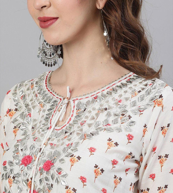 Ishin Ishin - White Kurtas & Sets