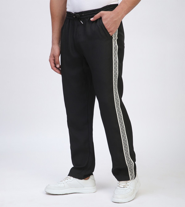 Beverly Hills Polo Club  Track Pants & Joggers - Black Track Pants & Joggers