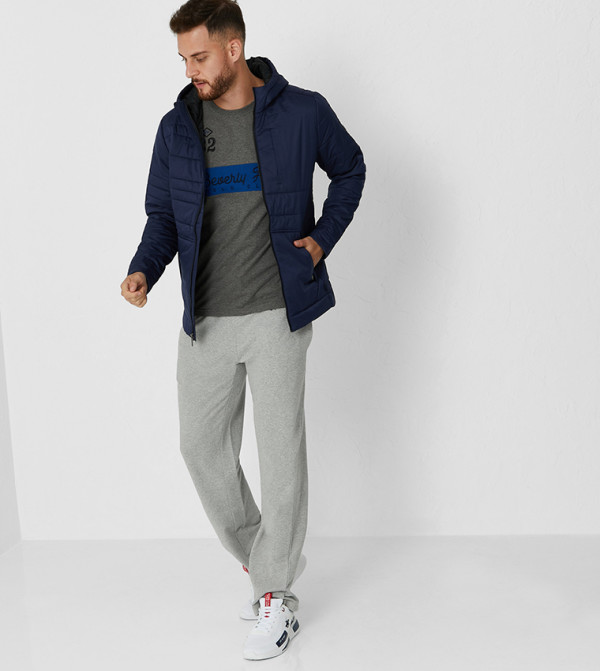 Beverly Hills Polo Club  Track Pants & Joggers - Grey Track Pants/Joggers