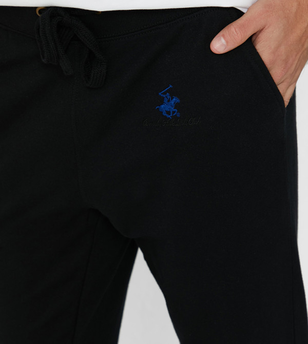Beverly Hills Polo Club  Track Pants & Joggers - Black Track Pants/Joggers