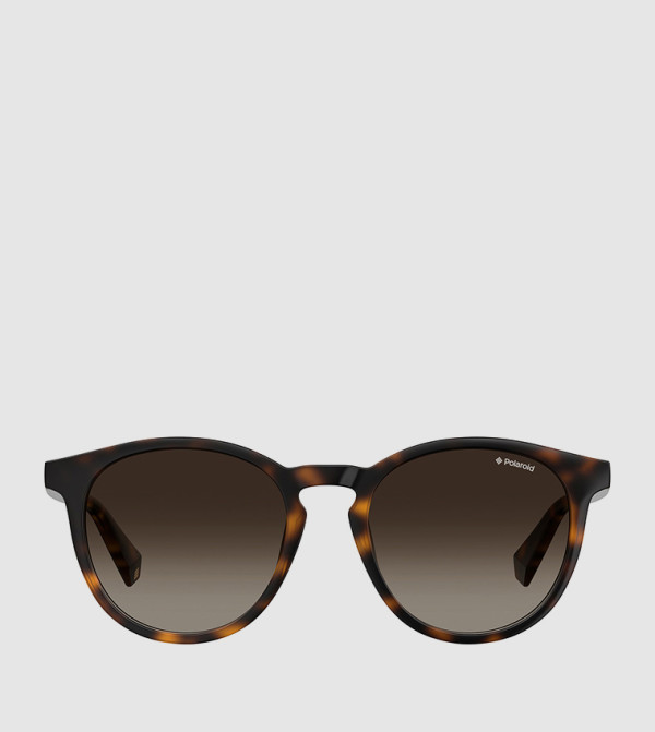 بولارويد بولارويد - بني Round Sunglasses