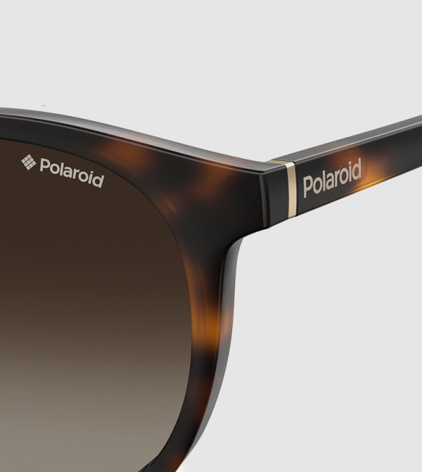 بولارويد بولارويد - بني Round Sunglasses
