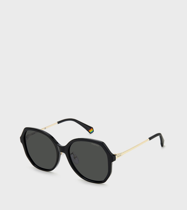 بولارويد بولارويد - أسود Round Sunglasses