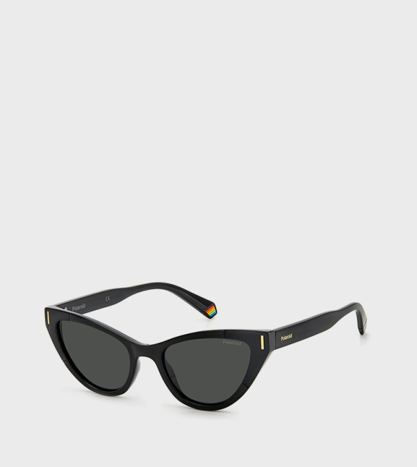 Polaroid  Cat Eye Sunglasses - Black Cat Eye Sunglasses