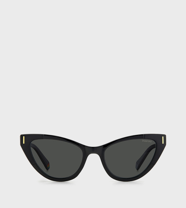 Polaroid  Cat Eye Sunglasses - Black Cat Eye Sunglasses