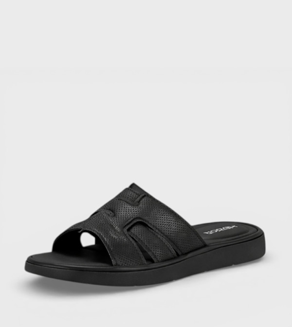 Modare Modare - BLACK Flat Sandals