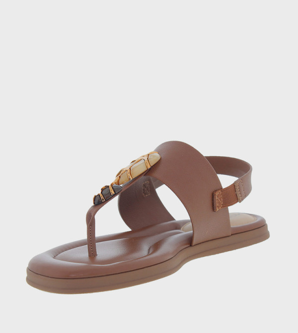 مودير مودير - بني  Flat Sandals