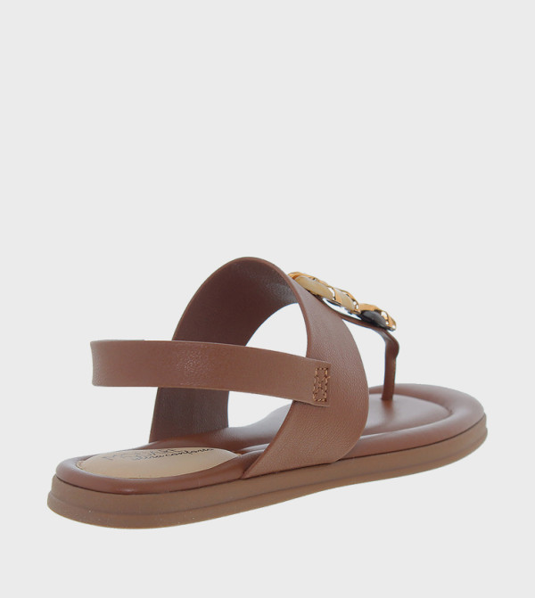 مودير مودير - بني  Flat Sandals