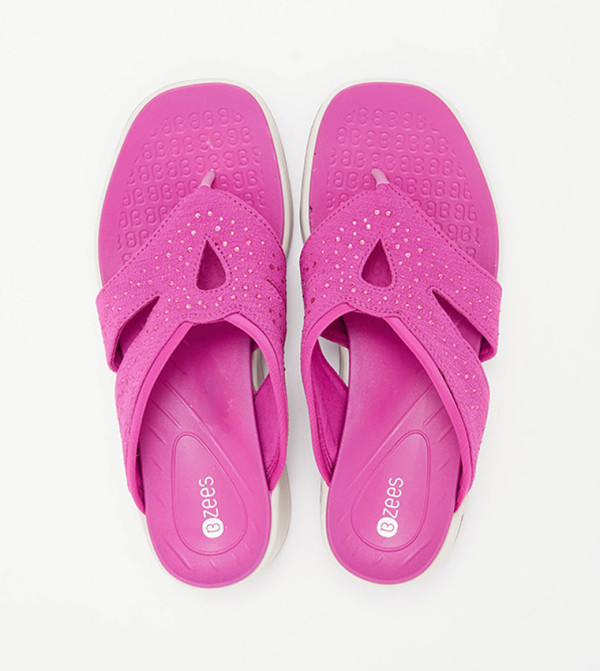 Bzees Bzees - Pink Wedge Sandals