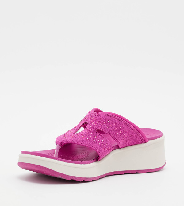 Bzees Bzees - Pink Wedge Sandals