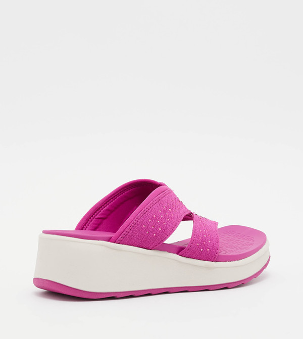 Bzees Bzees - Pink Wedge Sandals