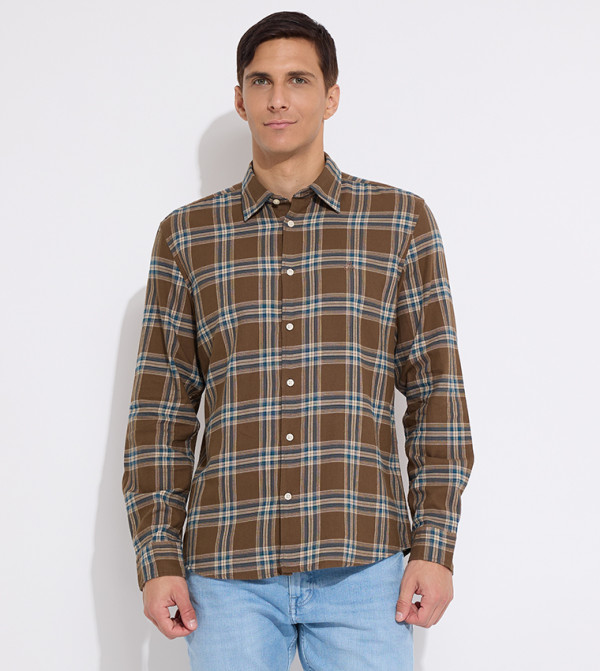 Marc O'Polo Marc O'Polo - Brown Casual Shirts