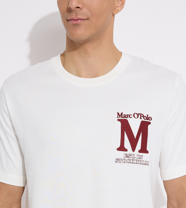 Marc O'Polo Marc O'Polo - Off White Casual T-Shirts