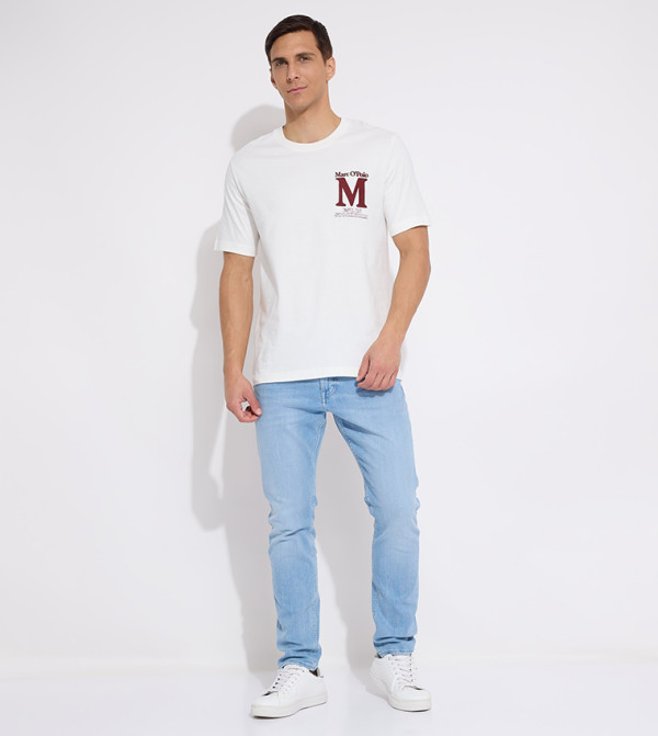 Marc O'Polo Marc O'Polo - Off White Casual T-Shirts