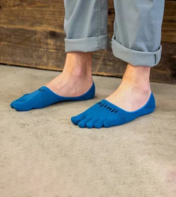 Injinji  No Show Socks - Blue No Show Socks