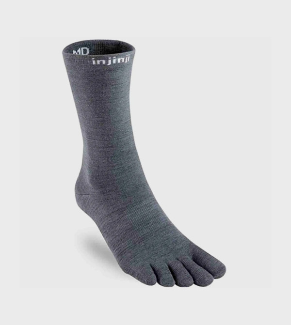 Injinji  Socks - Grey Calf Length Socks