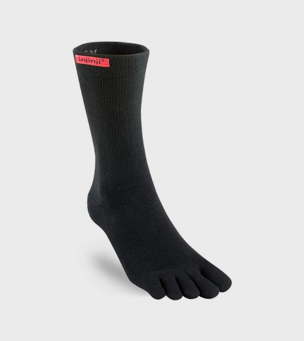 Injinji  Calf Length Socks - BLACK Calf Length Socks