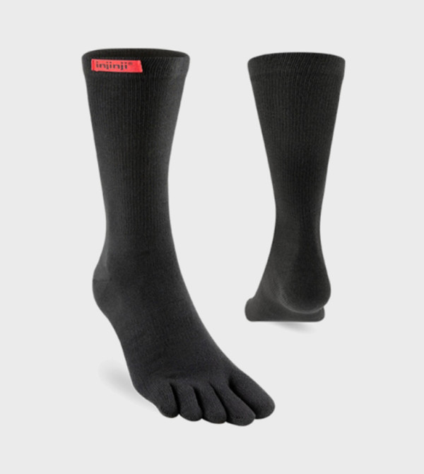 Injinji  Calf Length Socks - BLACK Calf Length Socks