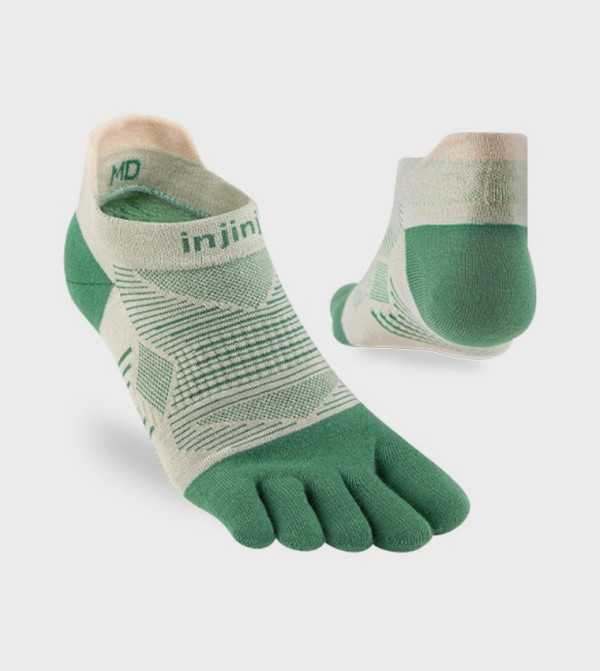 Injinji  Ankle Length Socks - Green Ankle Length Socks