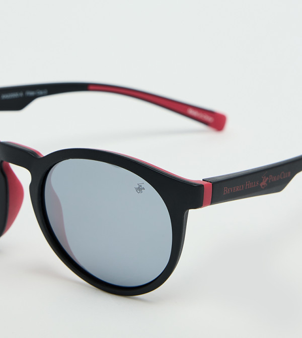 Beverly Hills Polo Club  Round Sunglasses - Black undefined