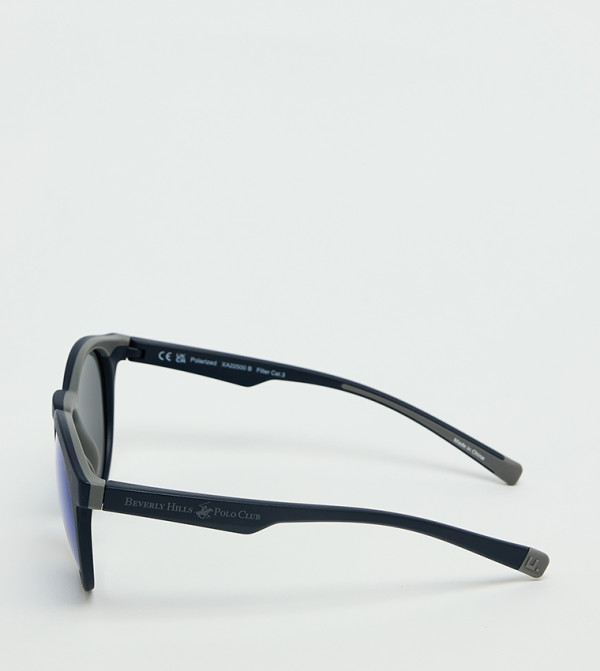 Beverly Hills Polo Club  Round Sunglasses - Navy undefined