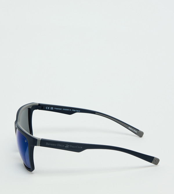Beverly Hills Polo Club Square Sunglasses - Navy undefined