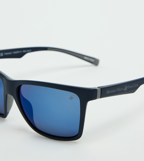 Beverly Hills Polo Club Square Sunglasses - Navy undefined