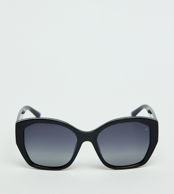 Beverly Hills Polo Club  Retro Sunglasses - Black undefined