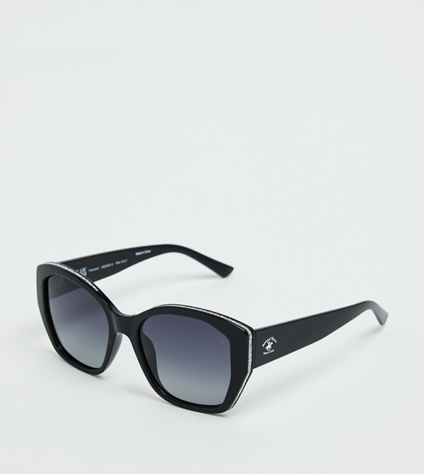 Beverly Hills Polo Club  Retro Sunglasses - Black undefined