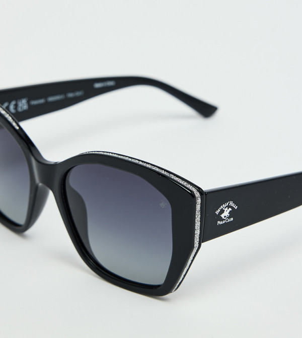 Beverly Hills Polo Club  Retro Sunglasses - Black undefined