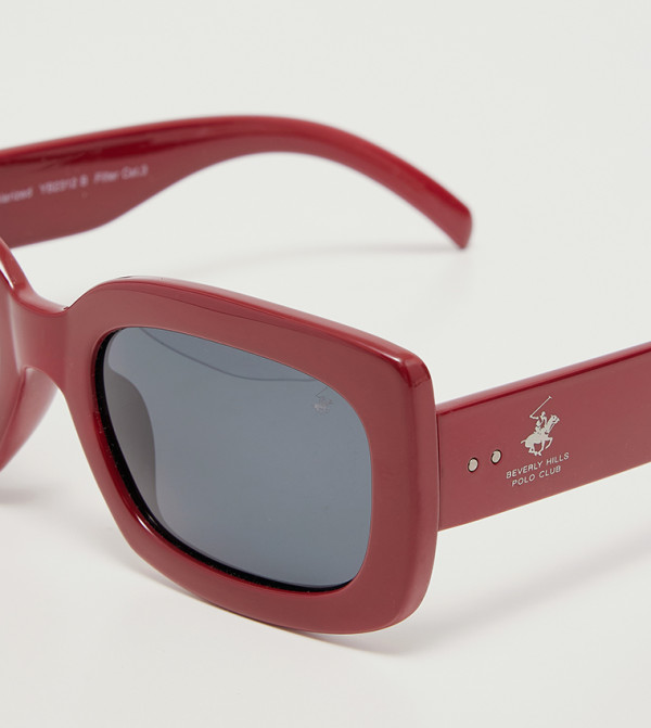 بيفرلي هيلز بولو كلوب  ريترو - أحمر  Retro Sunglasses