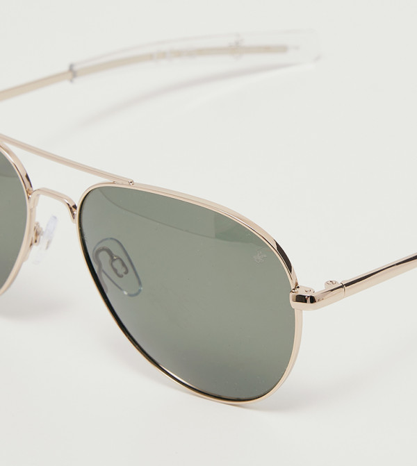 بيفرلي هيلز بولو كلوب  نظارات شمسية - ذهبي Aviators
