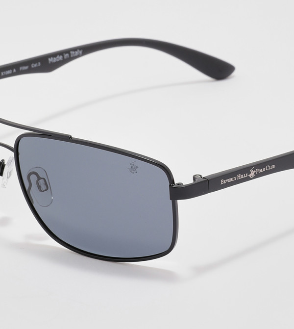 بيفرلي هيلز بولو كلوب  نظارات شمسية مربعة - أسود Square Sunglasses