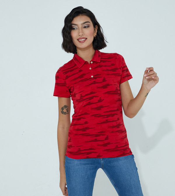 Aeropostale Aeropostale - Red Polo T-shirts