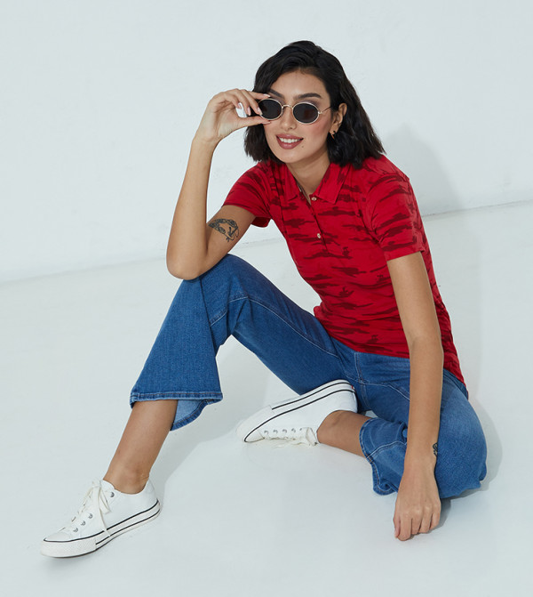 Aeropostale Aeropostale - Red Polo T-shirts