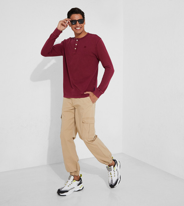 Aeropostale  Casual T-Shirts - Purple T-shirts