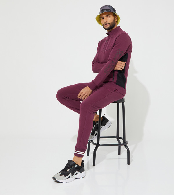 Aeropostale Aeropostale - Burgundy Track Pants/Joggers