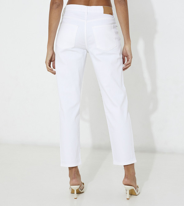 Aeropostale Clothing - White Mom Jeans