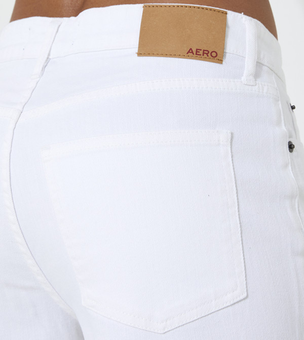 Aeropostale  Clothing - White Mom Jeans