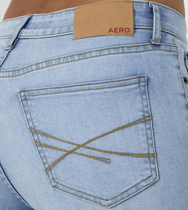 Aeropostale  Skinny Fit Jeans - Light Blue Jeggings