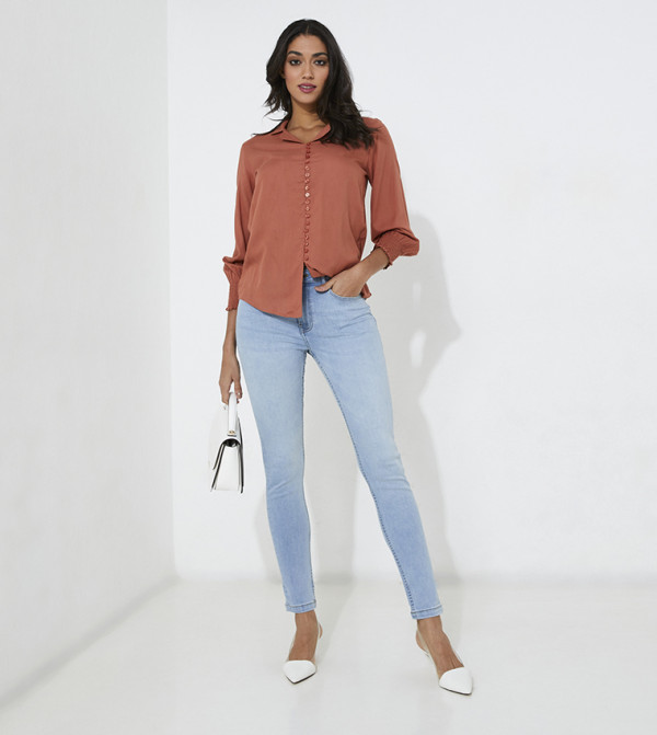 Aeropostale  Skinny Fit Jeans - Light Blue Jeggings