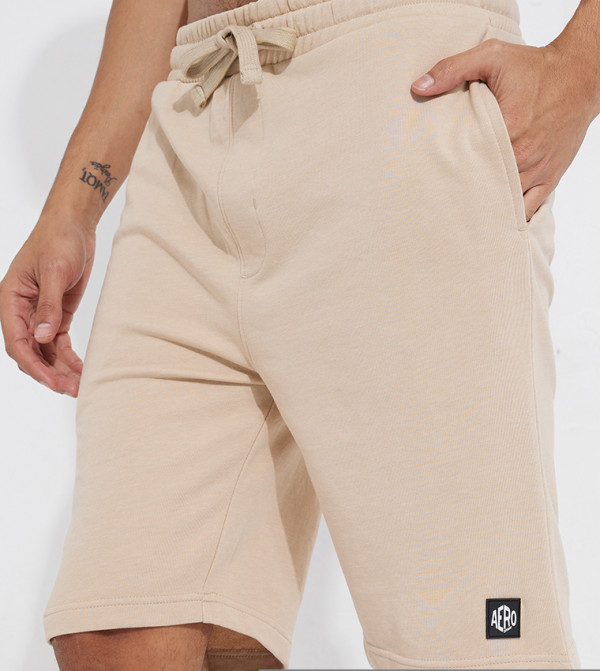 Aeropostale  Casual Shorts - Beige Casual Shorts