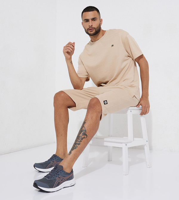 Aeropostale  Casual Shorts - Beige Casual Shorts